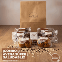 Combo de avena sin gluten.